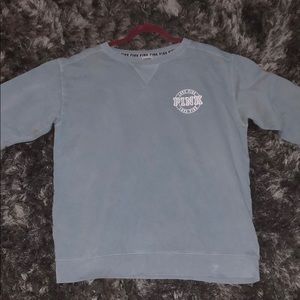 Small PINK Crewneck Sweatshirt Blue/green